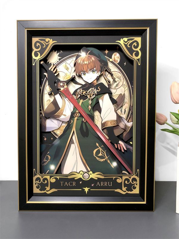 【海外代購】萌萌匠 李小狼 百變小櫻3D立體畫裝飾畫01 