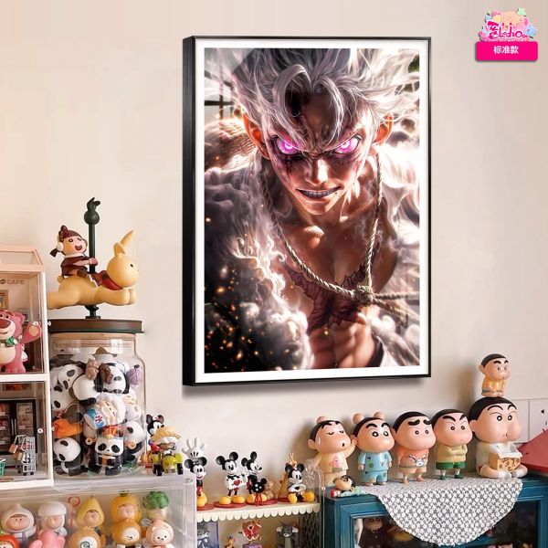 【海外代購】阿喵畫社 心臟聲！ 太陽神尼卡 五檔魯夫 8k超大超清裝飾畫 