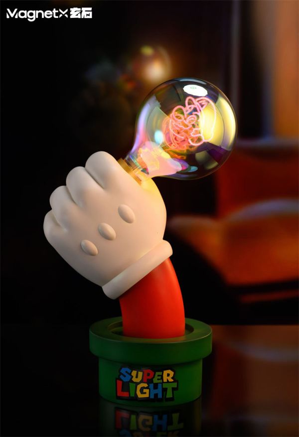 【預定】玄石 水管工潮玩超級燈家居擺件 