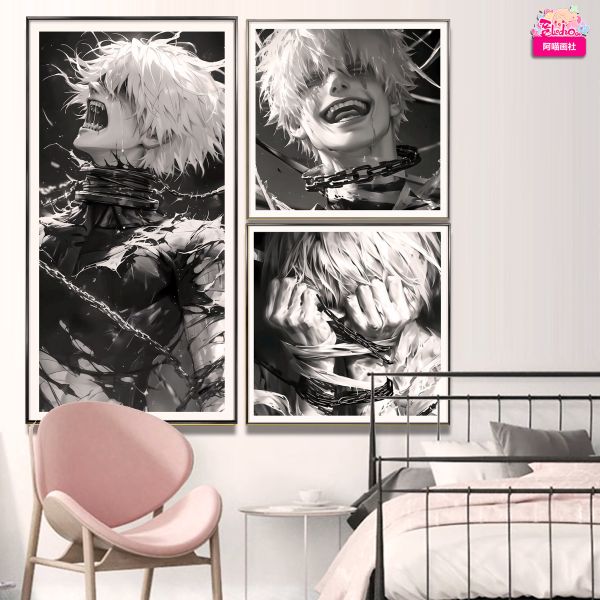 【海外代購】阿喵畫社 金木研黑化三宮格 