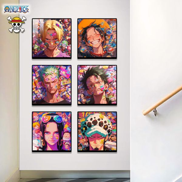 【海外代購】阿喵畫社 海賊王大頭貼九宮格 