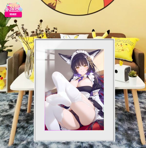 【海外代購】阿喵畫社 羞羞 武藏 展館級8k超清精裱畫 