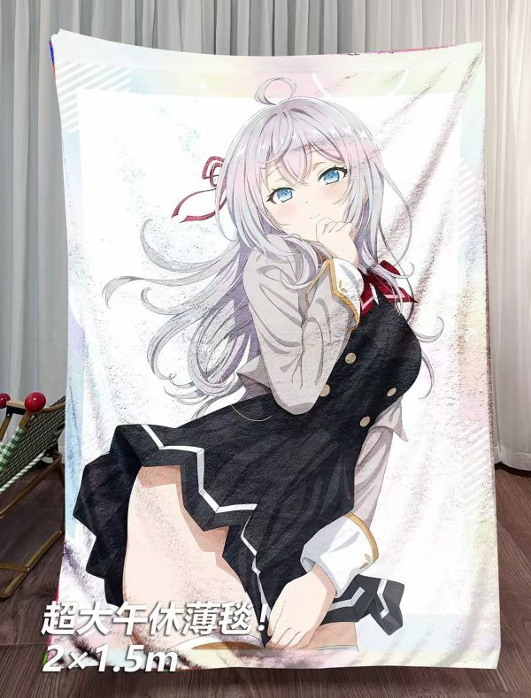 【海外代購】千鳥社 俄語遮羞的鄰座艾莉同學 午睡毯 地毯 裝飾畫 