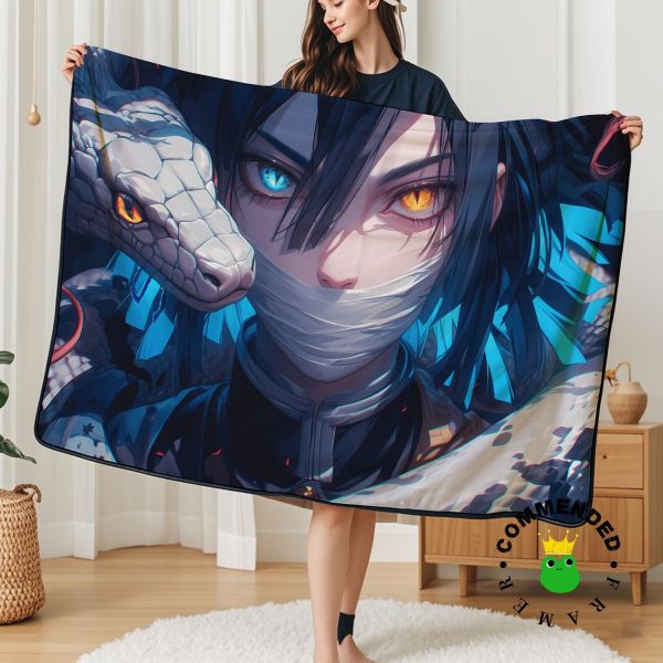 【海外代購】皇呱 《蛇柱伊黑小芭內》 鬼滅之刃鬼殺隊蛇柱異色眼瞳伊黑小芭內週邊裝飾畫 