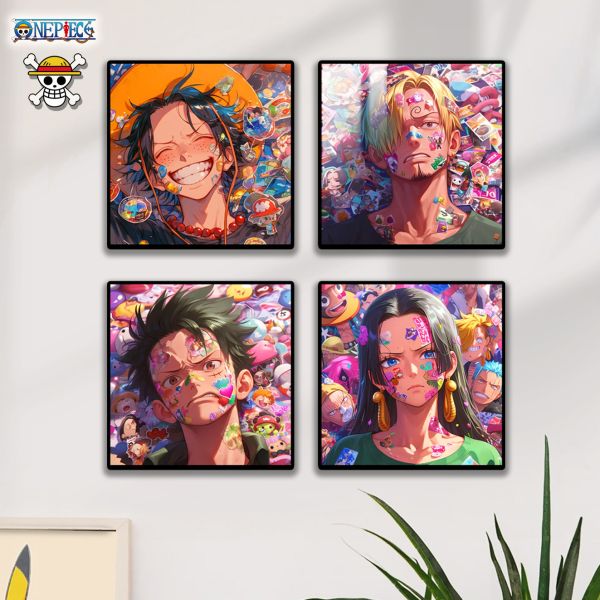 【海外代購】阿喵畫社 海賊王大頭貼九宮格 