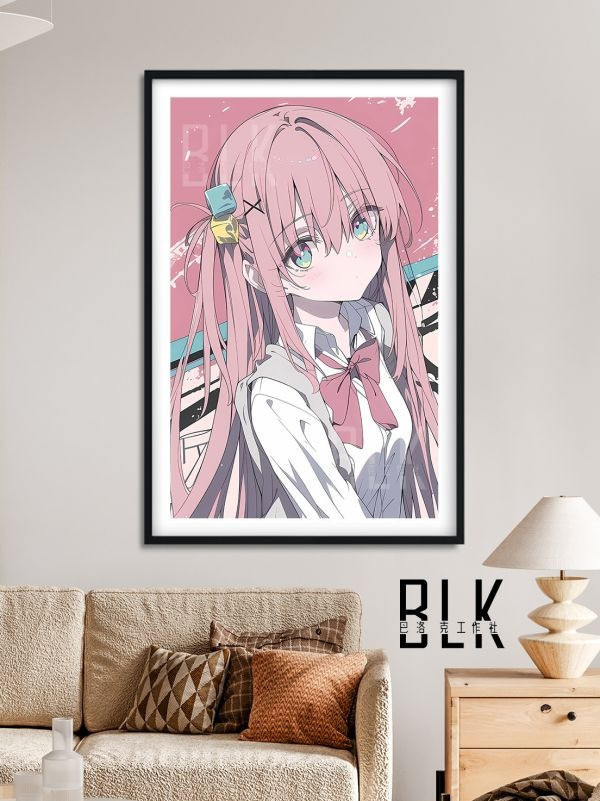 【海外代購】巴洛克 波奇醬孤獨搖滾後藤一里後藤獨裝飾畫/冰箱貼 