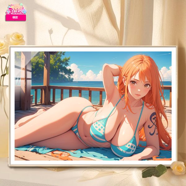 【海外代購】阿喵畫社 海景風情 娜美 8k橫版超清裝飾畫 