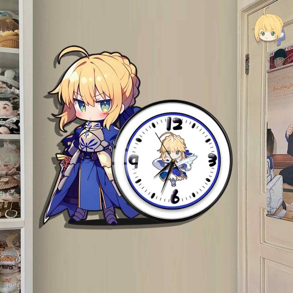 【海外代購】阿喵畫社 萌系吾王 靜音異形時鐘 