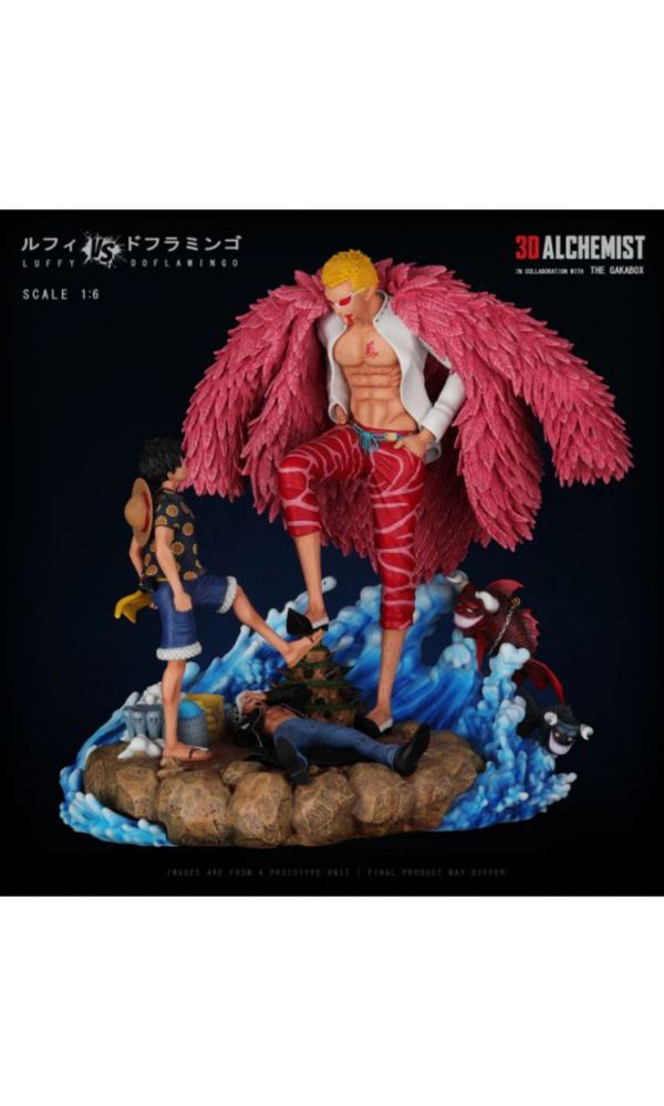 【海外代購】【51.3CM】3DA工作室 明哥vs路飛 