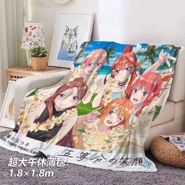 【海外代購】千鳥社 五等分的花嫁 新娘中野午睡毯地毯裝飾畫 