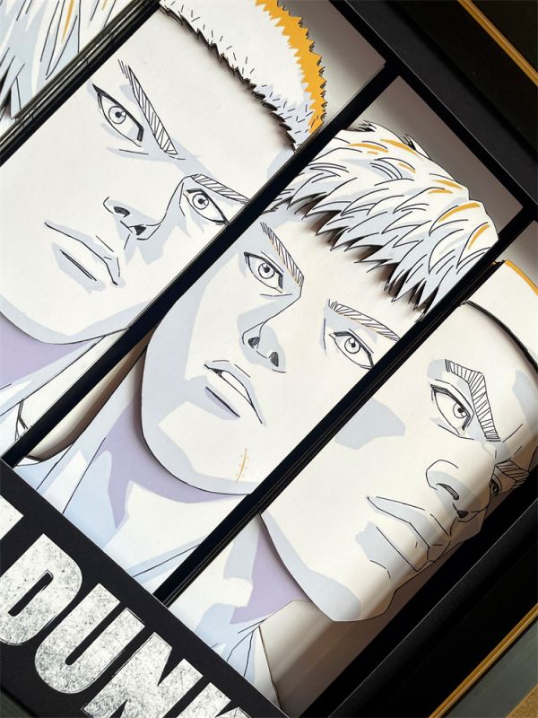 【海外代購】【45/63CM】神秘畫廊 灌籃高手2022五虎將 立體畫01 