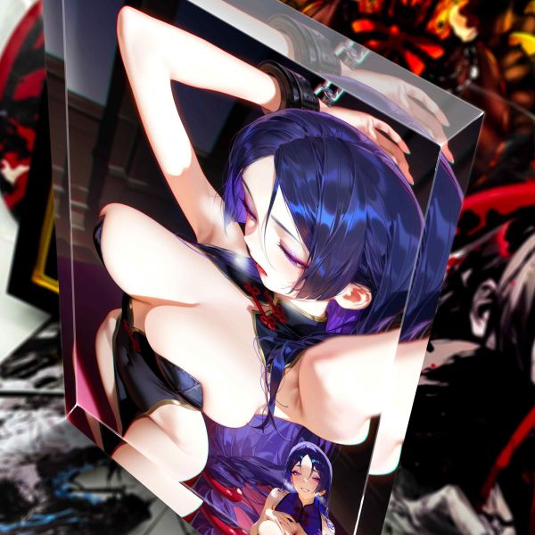 【海外代購】阿喵畫社 源賴光 3D透明收藏透明磚 