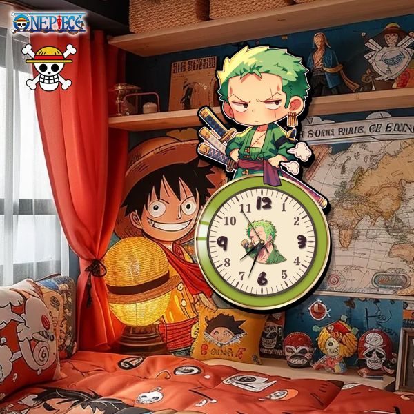 【海外代購】阿喵畫社 索隆鐘錶 海賊王異形時鐘 