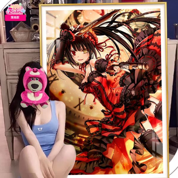 【海外代購】阿喵畫社 神威靈裝 時崎狂三 8k超大超清裝飾畫 
