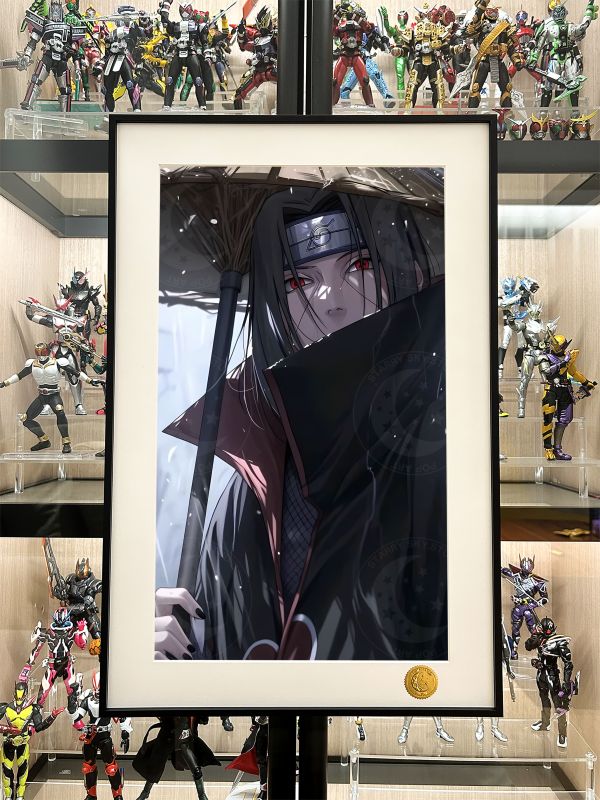 【海外代購】星空 《雨夜鼬》宇智波鼬曉血輪眼暗部火影忍者NARUTO動畫裝飾畫 