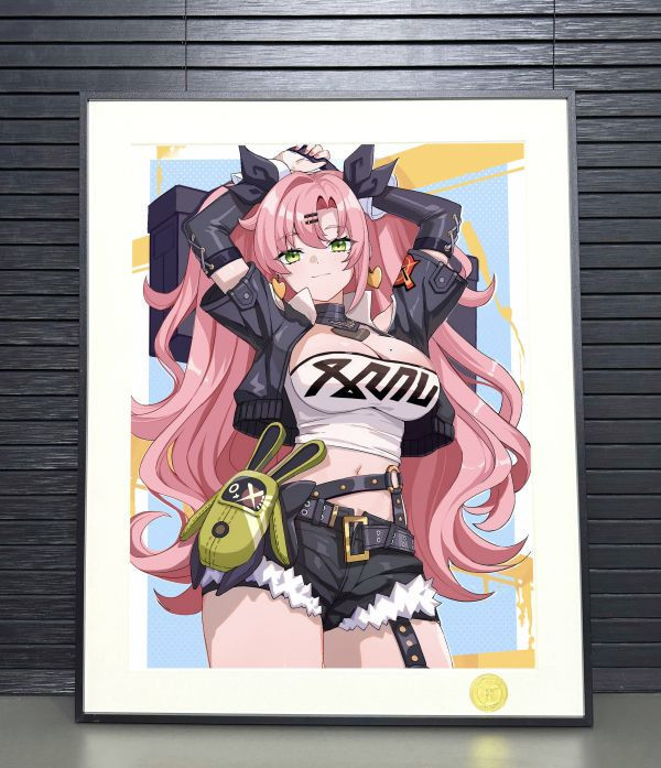 【海外代購】H2 《妮可德瑪拉》絕區零Nicole裝飾畫 