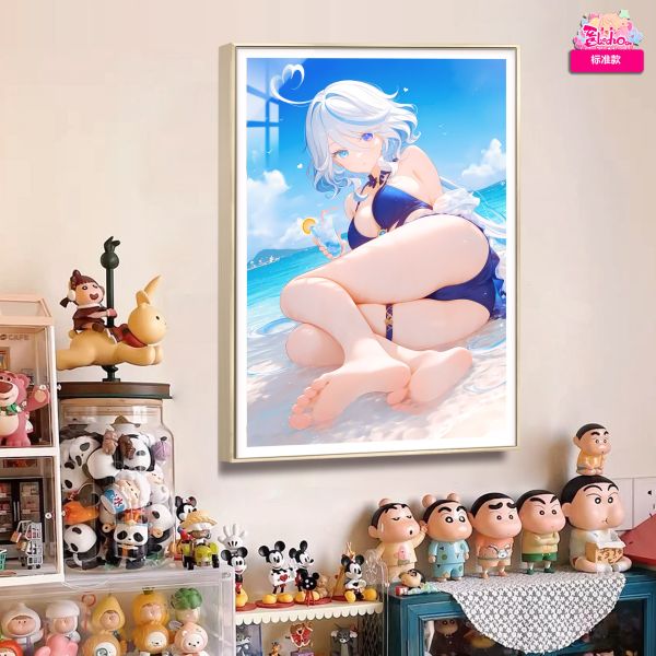 【海外代購】阿喵畫社 海風吹吹 芙寧娜 8k超大超清裝飾畫 