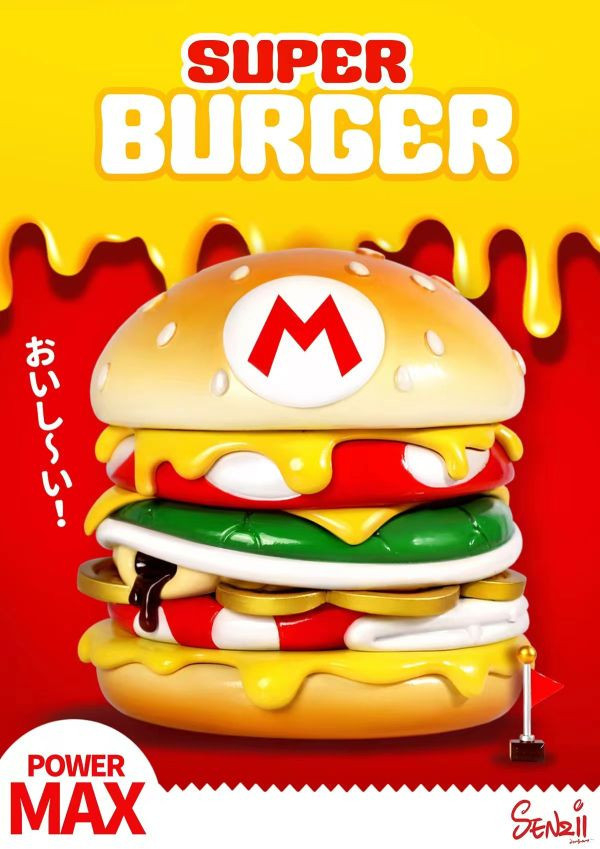 【海外代購】SENZII千紙 SUPER BURGER 超級漢堡 
