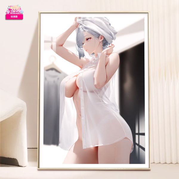 【海外代購】阿喵畫社 原神 浴 申鶴 8k超大高清裝飾畫 