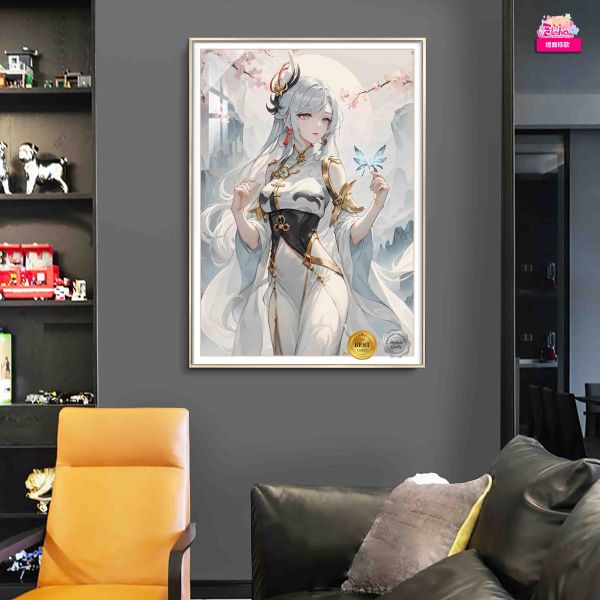 【海外代購】阿喵畫社 原神系列 申鶴 