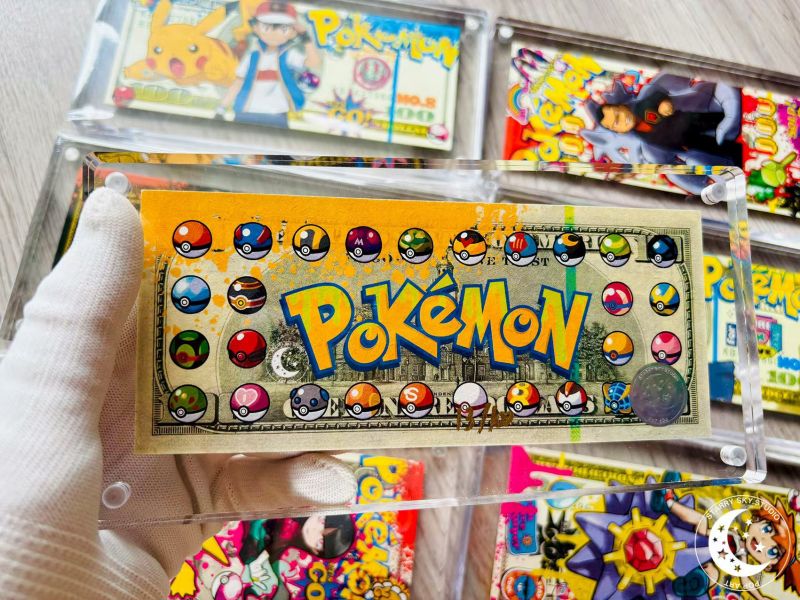 【海外代購】星空 《寶可夢鳳王洛奇亞美金版畫磚》神奇寶貝神奇寶貝 