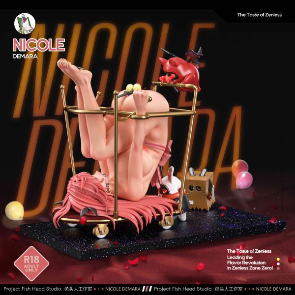 【預定】魚頭人 魚頭推車妮可 