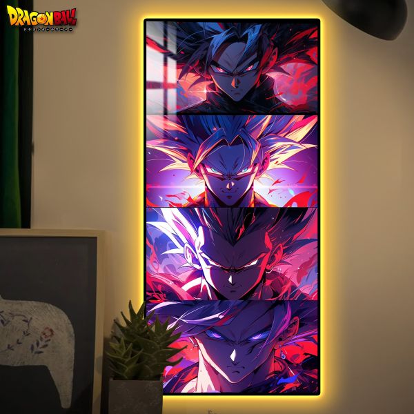 【海外代購】阿喵畫社 七龍珠 床頭超長燈帶畫 