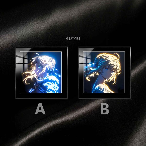 【海外代購】阿喵畫社 牆面《Fate》月光 吾王saber 8k高清組合裝飾畫 