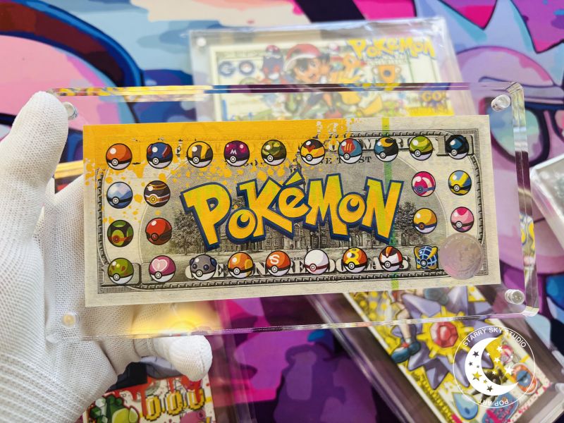 【海外代購】星空 《寶可夢禦三家系列美金磚》寶可夢小火龍傑尼龜妙蛙種子 