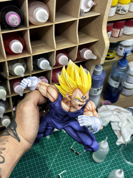 【海外代購】WL 場景對戰系列01 超二悟空vs魔化貝吉塔 