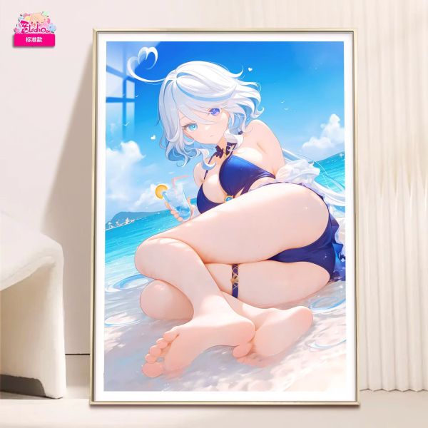 【海外代購】阿喵畫社 海風吹吹 芙寧娜 8k超大超清裝飾畫 