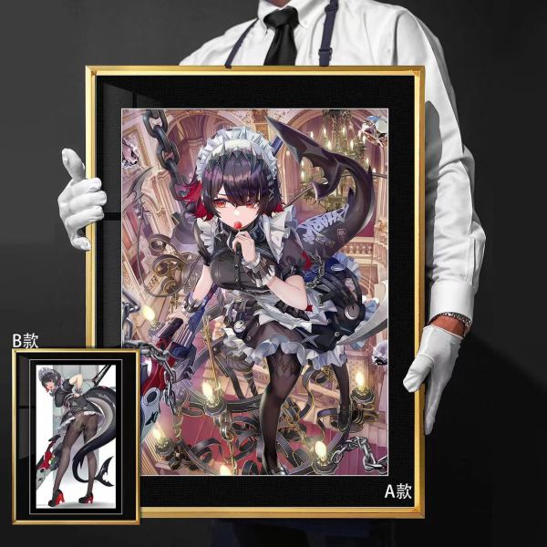 【海外代購】千鳥社 絕區 艾蓮喬 零鯊魚娘女僕Ellen裝飾畫 