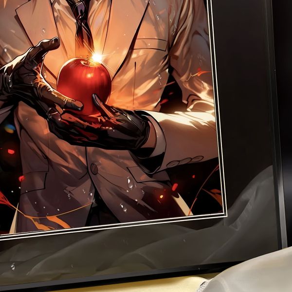 【海外代購】阿喵畫社 夜神月 展館級8k超清精裱畫 