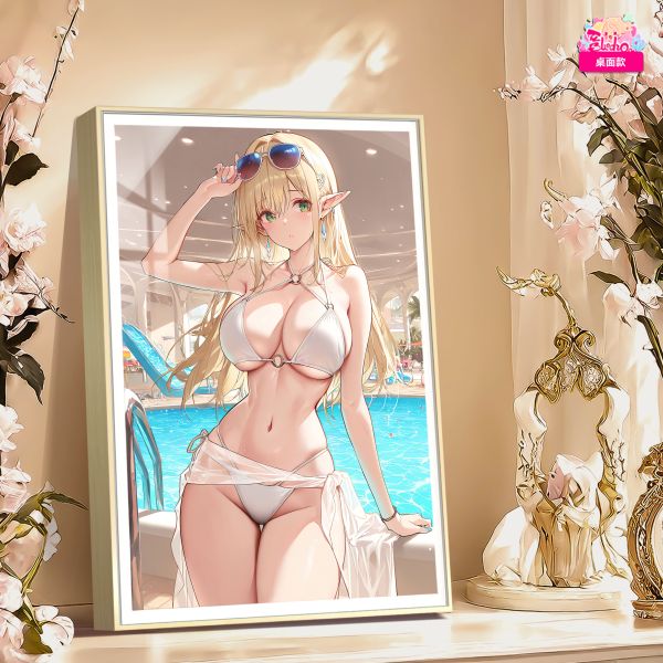 【海外代購】阿喵畫社 海景風情 蒂德莉特 8k超大高清裝飾畫 午睡毛毯 書桌掛毯 