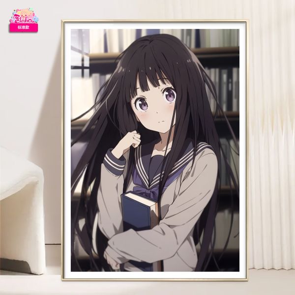 【海外代購】阿喵畫社 圖書館 小千同學 冰菓8k超清裝飾畫 