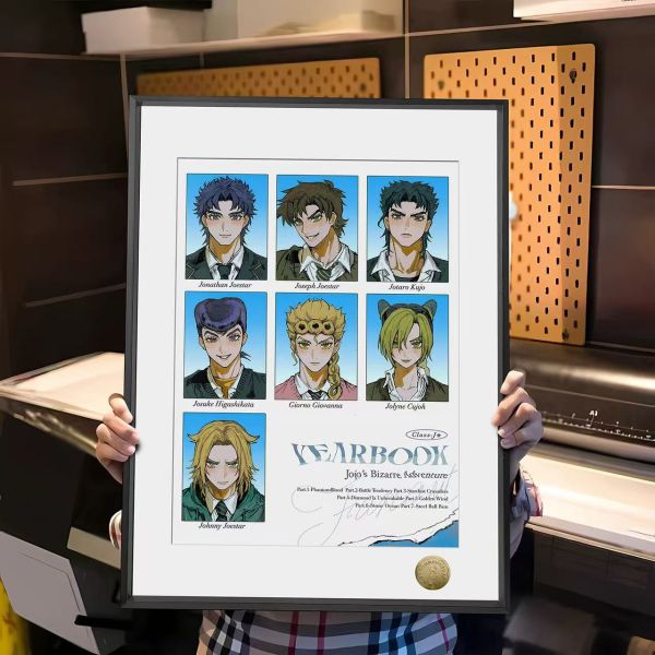 【海外代購】皇呱 JOJO校園年鑑 JOJO 的奇妙冒險裝飾畫 