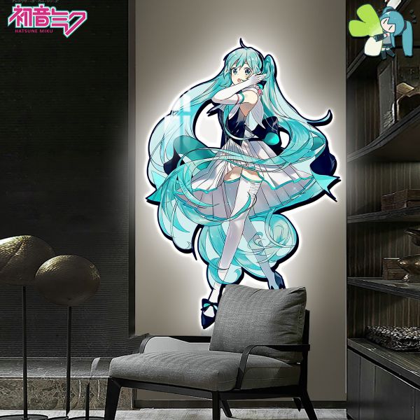 【海外代購】阿喵畫社 初音未來 超長高清燈帶畫 