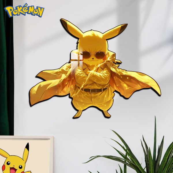 【海外代購】阿喵畫社 黃猿皮卡丘裝飾畫 滑鼠墊 