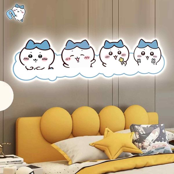 【海外代購】阿喵畫社 小八橫款 床頭氛圍超長燈帶畫 