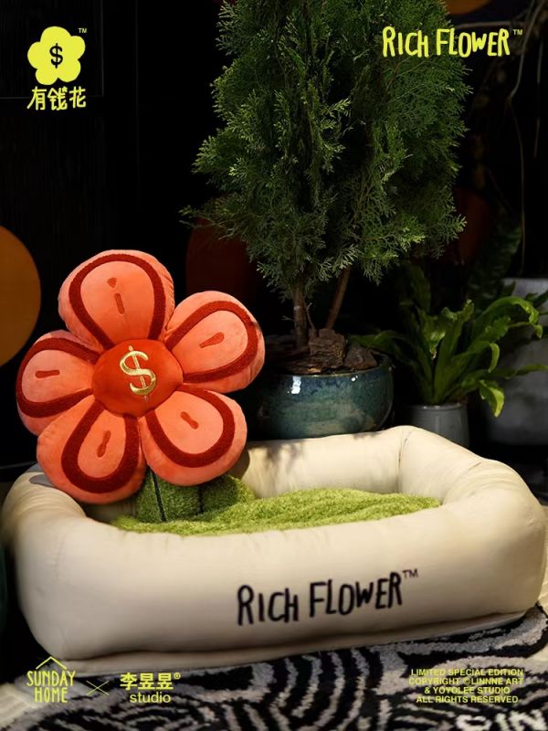 【海外代購】【65CM】SUNDAY HOME Linnne 李昱昱 RICH FLOWER 有錢窩01 