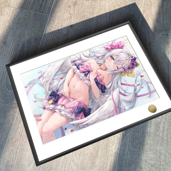 【海外代購】皇呱 《泳裝白洲梓》蔚藍檔案崔尼蒂的少女泳裝白洲梓週邊裝飾畫 午睡毯 地毯 