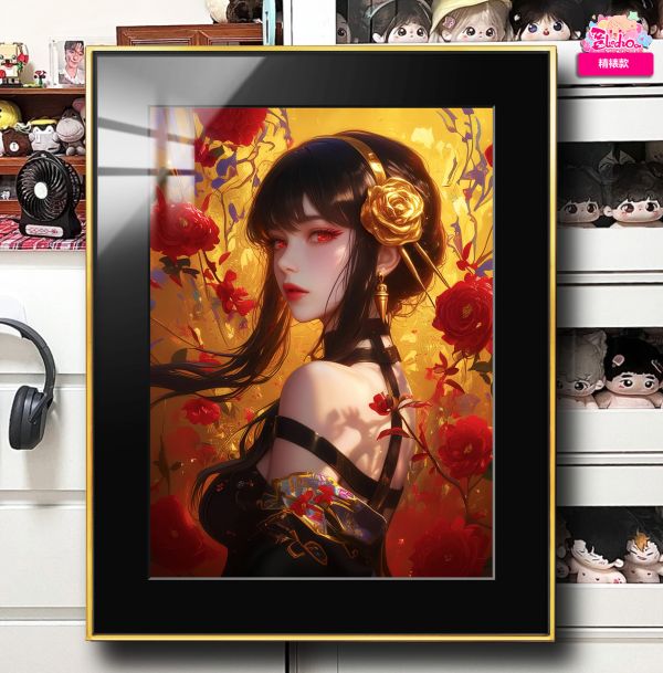 【海外代購】阿喵畫社 殺手 約兒夫人 展館級8k超清精裱畫 