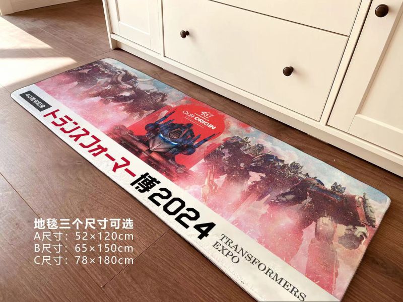 【海外代購】千鳥社 變形金剛40週年擎天柱猛獸人地毯裝飾畫 