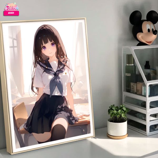 【海外代購】阿喵畫社 冰菓 課間 千反田愛瑠 超清裝飾畫 