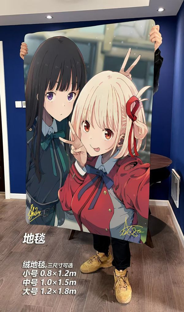 【海外代購】皇呱 《特工少女 LYCORIS》莉可麗絲錦木千束井之上瀧奈裝飾畫 