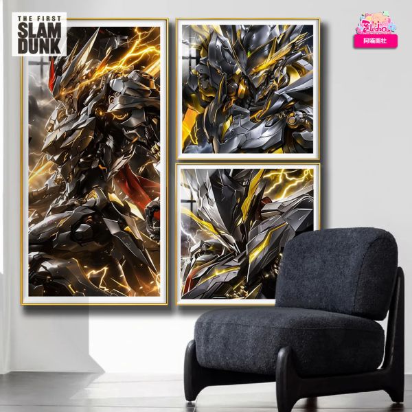 【海外代購】阿喵畫社 降臨 雷霆領主 超清裝飾畫 