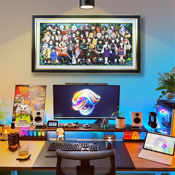 【海外代購】KALA HOME 炭治郎禰豆子九柱十二鬼月全家福裝飾畫01 