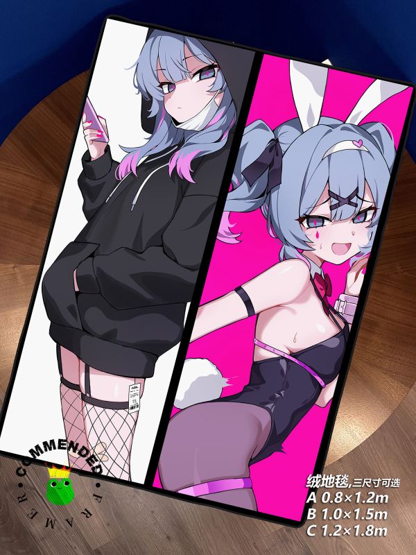 【海外代購】皇呱 《兔子洞》兔子洞初音未來兔女郎週邊裝飾畫 