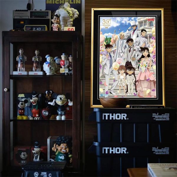 【海外代購】千鳥社 灰原哀小蘭工藤新裝飾畫 