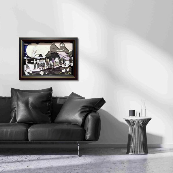 【海外代購】凹凸 Panda 夏目友人帳立體畫 